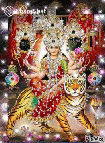 शेरावाली माँदुर्गा GIF