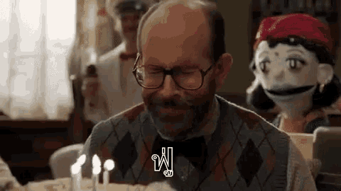เป่าลม ฟู่ เป่าเทียน GIF