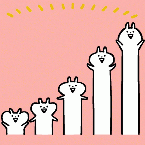 ウェーブ 笑う GIF