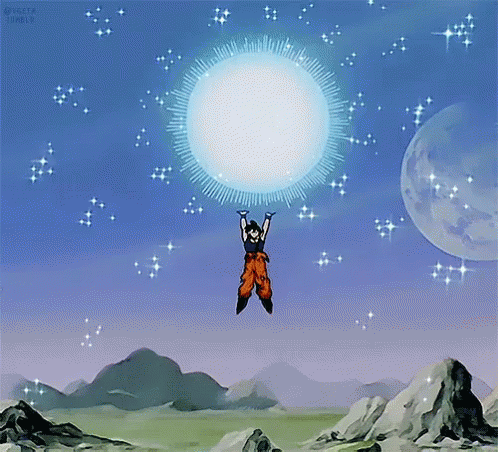 元気玉 悟空　ドラゴンボール GIF