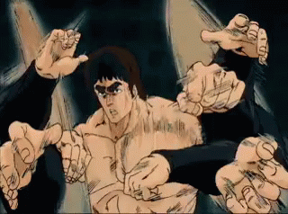 北斗神拳 お前はもう死んでいる GIF