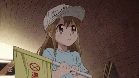 血小板「あのね！あのね！」【はたらく細胞】 GIF