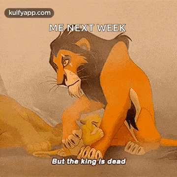 00but The King Is Dead Art GIF