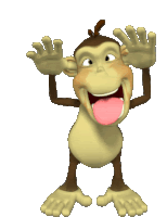 10 Monkey Sticker