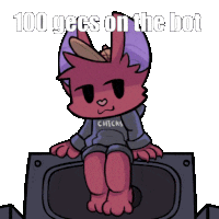 100gecs Bat Sticker