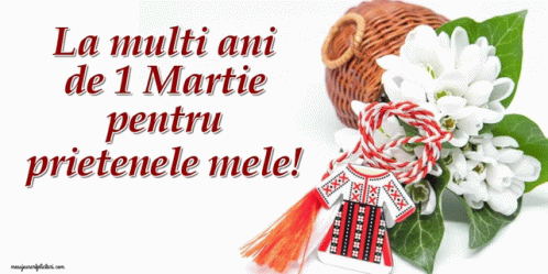 1martie La Multi Ani GIF. This 498 x 249 animated GIF is part of our martisor collection. Created by mesajeurarifelicitari. View the original animation…