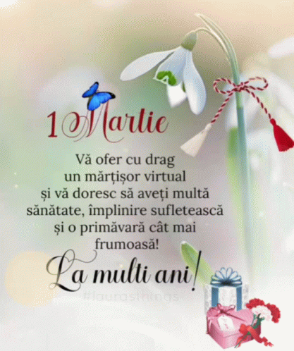 1martie Primavara GIF. This 417 x 498 animated GIF is part of our martisor collection. Related themes include spring. Created by Laurasthings. View the…