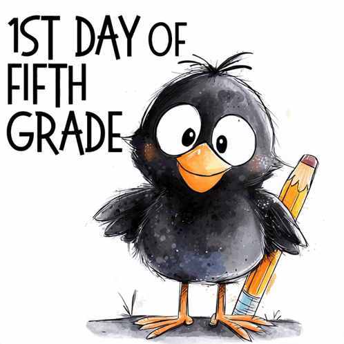 1st Day Of Fifth Grade First Day Of School GIF