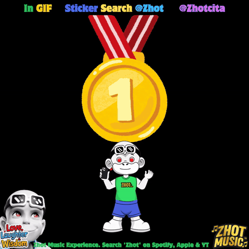 1st Place Winner Golden Trophy GIF