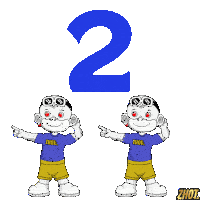 2 Two Sticker
