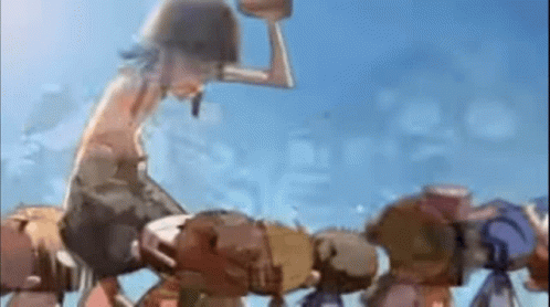 2d Gorillaz Walk GIF