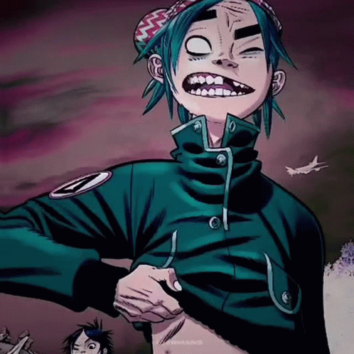 2d Gorillaz GIF