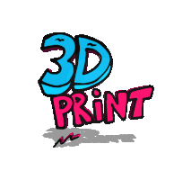 3d 3d Printer Sticker