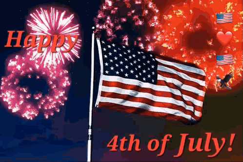 4th Of July Happy 4th Of July GIF. This 498 x 332 animated GIF is part of our 4th of july collection. Related themes include celebrate, celebration…