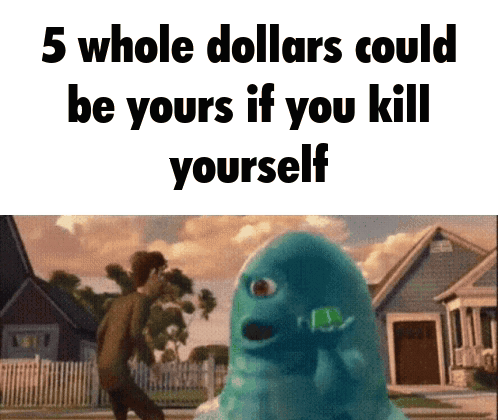 5 Whole Dollars Monsters Vs Aliens GIF