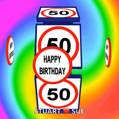 50th Birthday Happy50th Birthday GIF