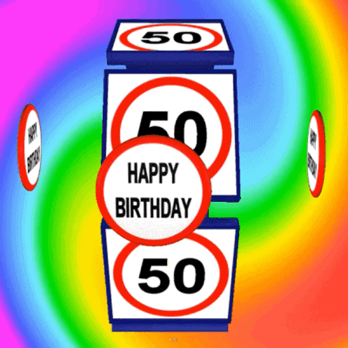 50th Birthday Happy50th Birthday GIF