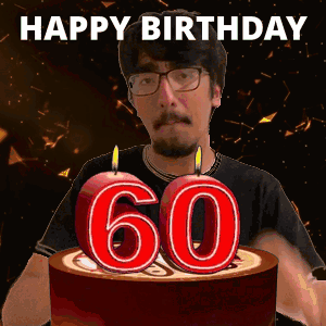 60 Birthday 60 Hbd GIF