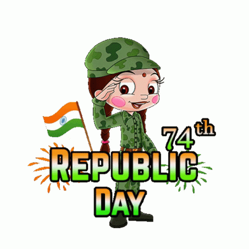 74th Republic Day Chutki GIF