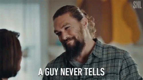 A Guy Never Tells Its A Secret GIF. This 498 x 280 animated GIF is part of our ill never tell collection. Related themes include jason momoa. Created by…