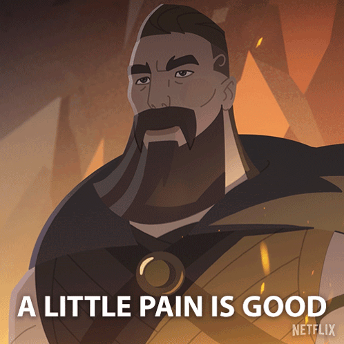 A Little Pain Is Good Leif GIF