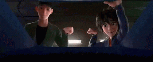 A GIF. This 498 x 205 animated GIF is part of our big hero 6 fist bump collection. View the original animation, share it, or browse related GIFs.