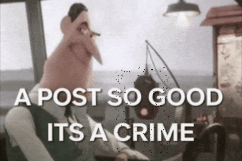 A Post So Good Its A Crime Keep Going GIF