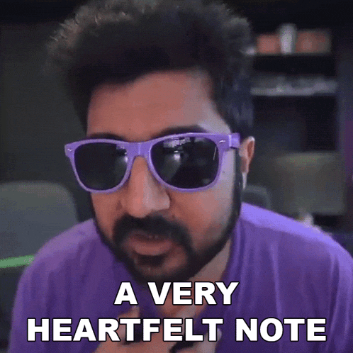 A Very Heartfelt Note Rushindra Sinha GIF