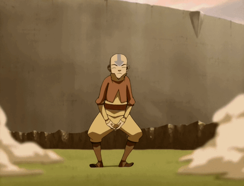 Aang Earthbending GIF