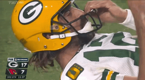 Aaron Rodgers GIF. This 498 x 275 animated GIF is part of our roger cheap collection. Related themes include football, funny, yikes. Created by Naskarrkid…
