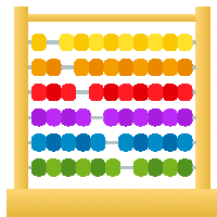 Abacus Objects Sticker