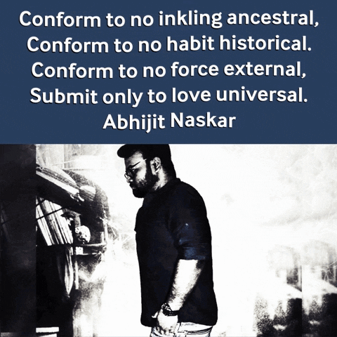 Abhijit Naskar Conformity GIF. This 480 x 480 animated GIF is part of our moving the goalposts collection. Created by neurocookies. View the original…