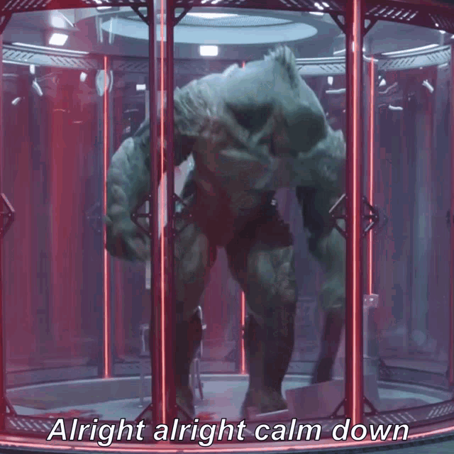 Abomination Transformation Abomination Calm Down GIF