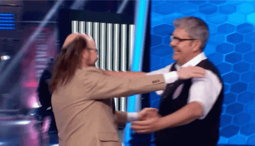 Abrazo Amigos GIF
