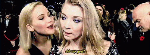 Accidentally Accidental Kiss GIF. This 498 x 183 animated GIF is part of our natalie dormer apple collection. Related themes include red, red carpet. View…