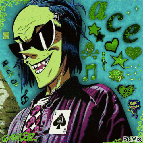Ace Copular Ace Gorillaz GIF