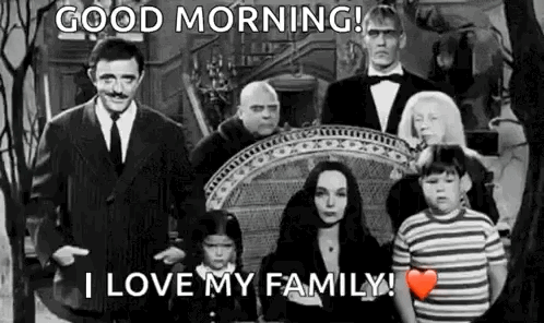 Addams Family Family Picture GIF