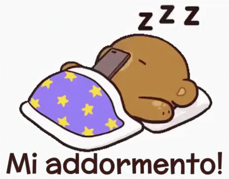 Addormentato Addormentata Addormentarsi Mi Addormento Dormire Sonno Assonnato Assonnata GIF