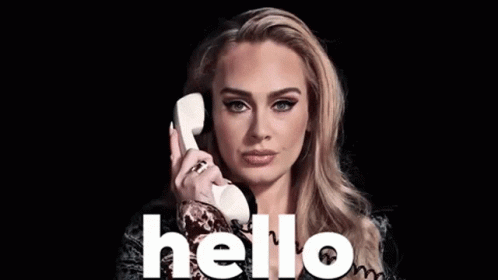 Adele Hello GIF