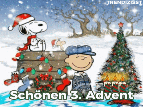 Advent Snoopy GIF
