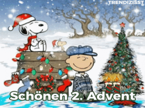 Advent Snoopy GIF. This 498 x 373 animated GIF is part of our guten morgen zweiter advent collection. Related themes include snoopy, weihnachten. Created by…