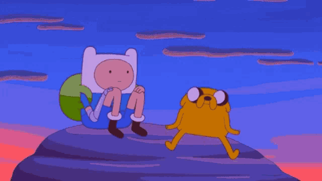 Adventure Time Sitting GIF