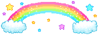 Aesthetic Rainbow Sticker