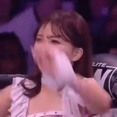 Aew Riho Plug Ears Not Listening GIF