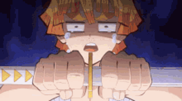 Agatsuma Zenitsu Crying GIF