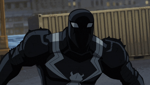 Agent Venom Webs GIF