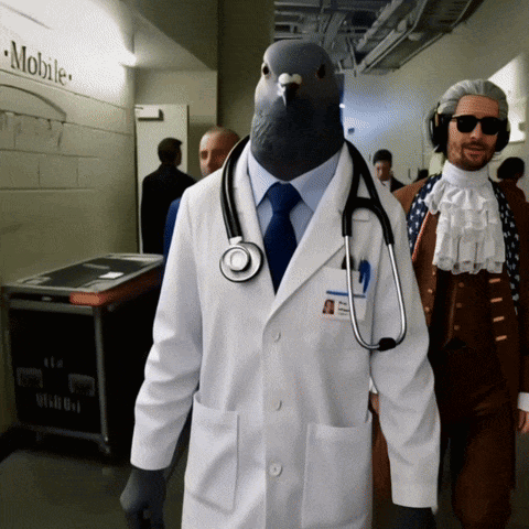 Ai Pigeon Benjammins GIF. This 480 x 480 animated GIF is part of our funny pigeon collection. Related themes include bird. Created by BenJammins. View the…