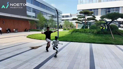 Ai Robot GIF. This 480 x 270 animated GIF is part of our funny robot collection. Related themes include funny, kick, robot. Created by bingee1. View the…