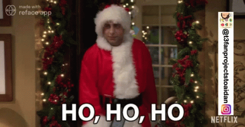 Aidan Gallagher Aidan Christmas GIF