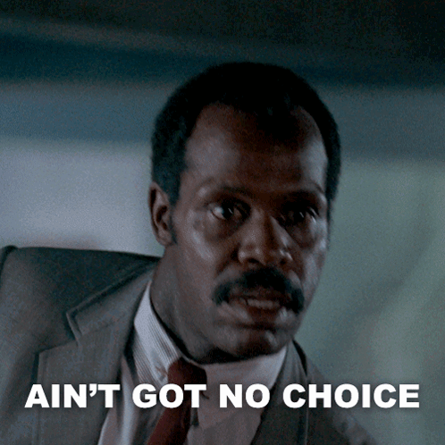 Ain'T Got No Choice Roger Murtaugh GIF